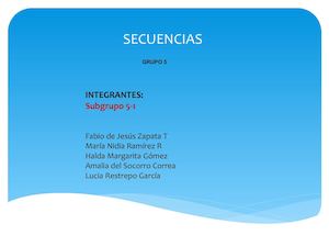 Diapositivas De Secuencias Gru 5
