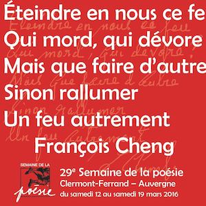 Programme de La 29ème Semaine de la poésie