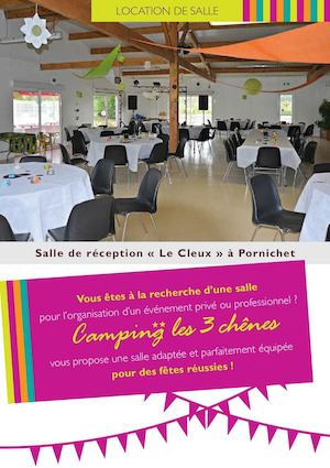 Dépliant Location De Salle