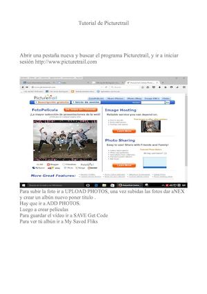 Tutorial De Picturetrail
