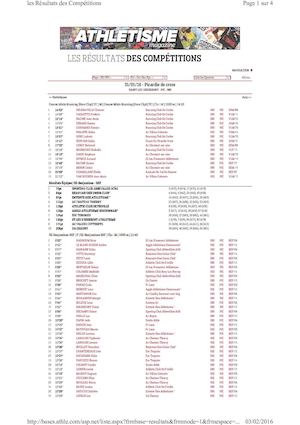 Resultats 310113 Picardie A St Leu