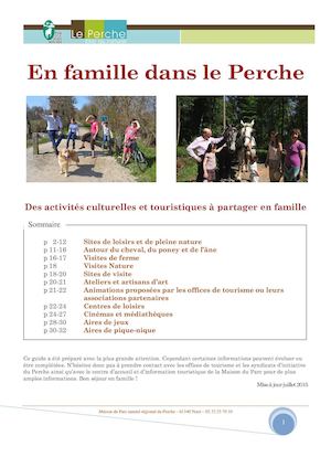 Le Parc Naturel Régional du Perche en famille