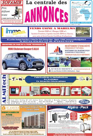La Centrale des Annonces N° 1288 Semaine du 31 Janvier au 06 Février 2016
