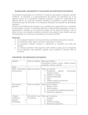 Lineamientos Portafolio Oficial