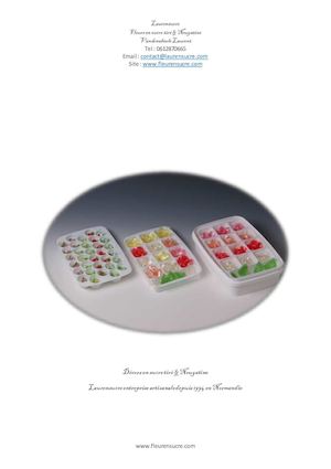 fleurs en sucre normandie