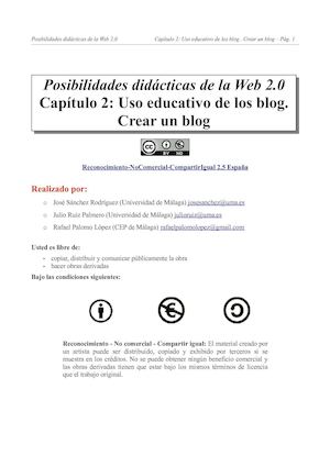 Blog Cap 2 Uso Educativo Del Blog Crear Un Blog
