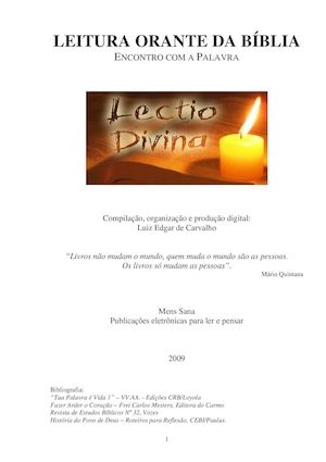 A Bíblia, Leitura Orante Da