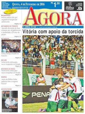 Jornal Agora - Edição 11363 - 4 de Fevereiro de 2016