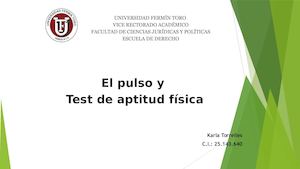 Presentación Pulso Y Test