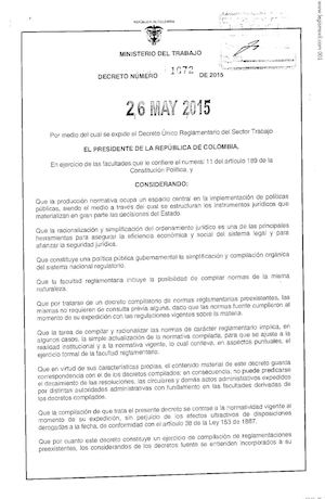 Decreto 10 72 Del 2015