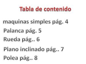 Maquinas Simples