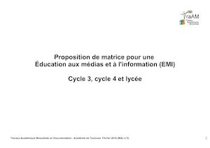 Maj Matrice Emi TraAmdoc Toulouse