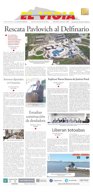 5 de febrero del 2016