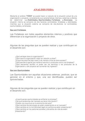 Analisis Foda