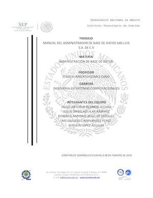 Manual de Actividades Abarrotes San Luis