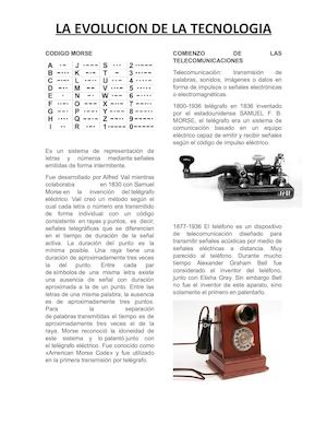 Evolucion De La Tecnologia