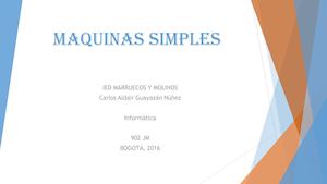 Maquinas Simples