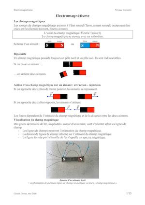 Notions D Electromagnetisme