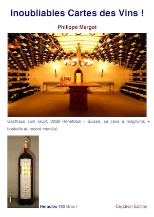 Inoubliables Cartes des Vins !