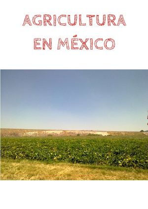 Agricultura En México