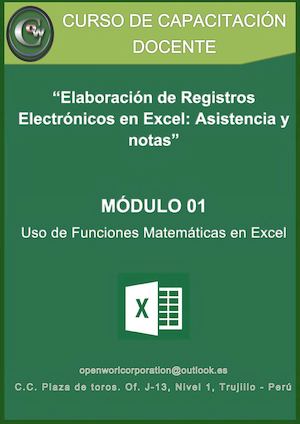 Modulo 1: Uso de Funciones Matemáticas en Excel