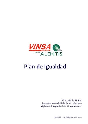 Plan de Igualdad Vinsa