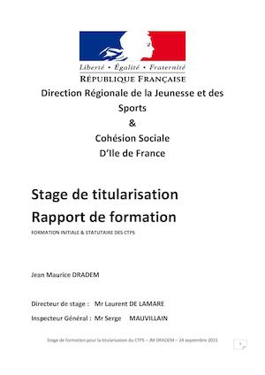 Ctps Rapport De Stage Jm Dradem Def
