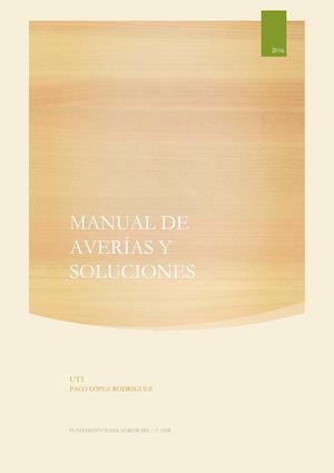 Manual Averías Y Soluciones