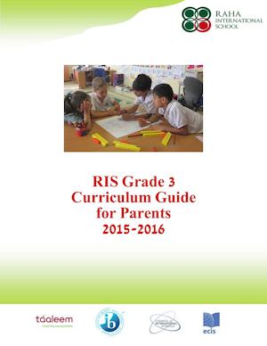 Raha IS Grade 3 Curriculum Guide 2015 16