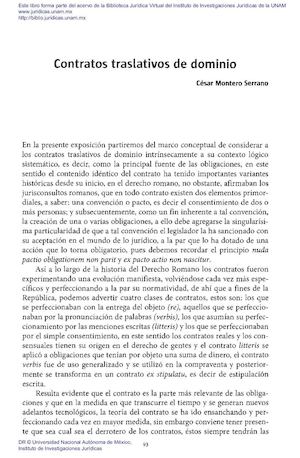 Traslativos De Dominio