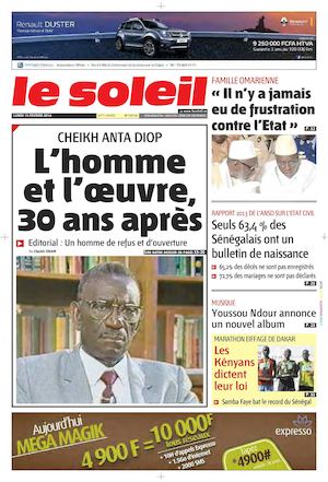 Edition Du 15 Fevrier 2016