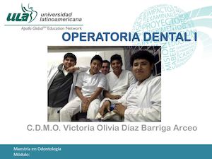 Temas Operatoriadental I