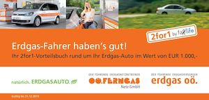 Vorteilsbuch CNG Erdgas Auto