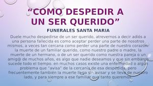 como despedir a un ser querido que fallece