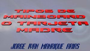 Tipos De Main Board