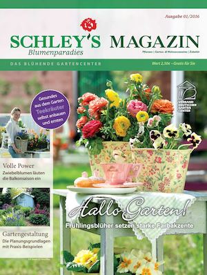Schley`s Blumenparadies Magazin 01/2016