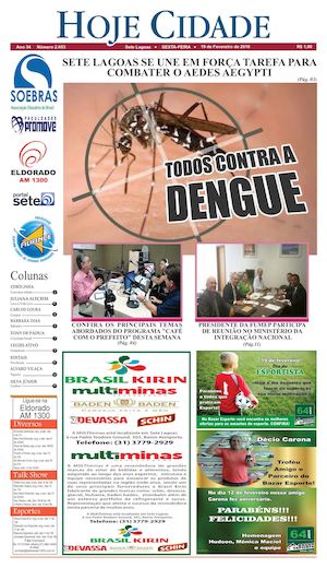 Jornal Hoje Cidade 19 02 2016