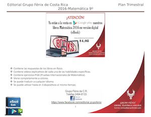 PLAN TRIMESTRAL FENIX 9° 2016