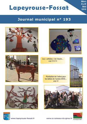 Bulletin Février Mars 2016