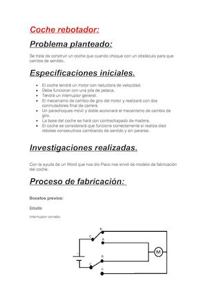Coche Rebotador Proyecto.
