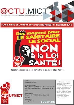 Actu Mict N° 166 Du 17 Février 2016 Pub