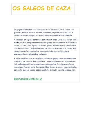 Galgos De Caza Brais