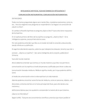 Inteligencia Artificial