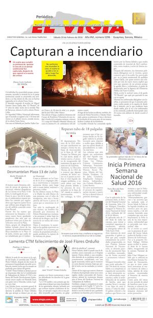 20 de febrero del 2016