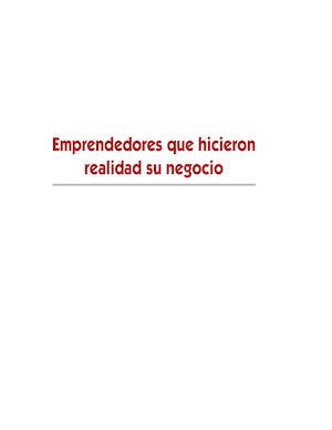 Libro Emprendedores