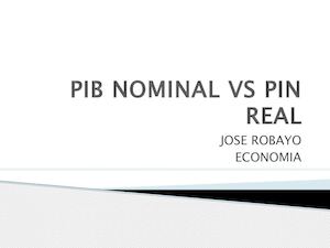Pib Nominal Vs Pin Real