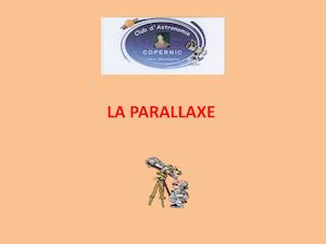 18 Diaporama La Parallaxe