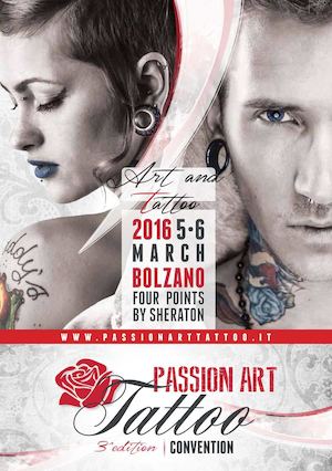 Catalogo Passion Art tattoo Convention Marzo  2016