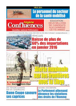 Algerie Confluences 22 Fevrier 2016