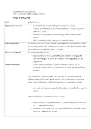 Fitxa Dansa